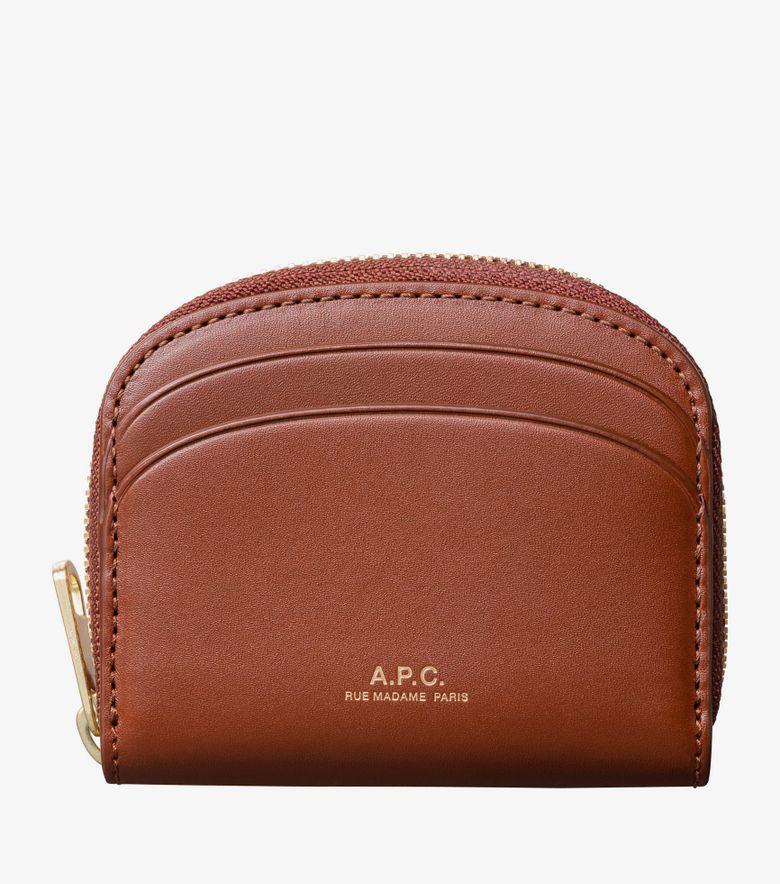 A.P.C. Compact Demi-Lune Mini Noisette