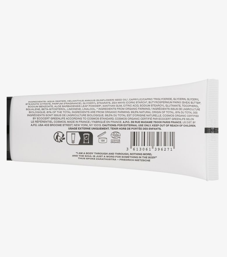 A.P.C. Crème Pour Les Mains - Cosmos Organic Blanc