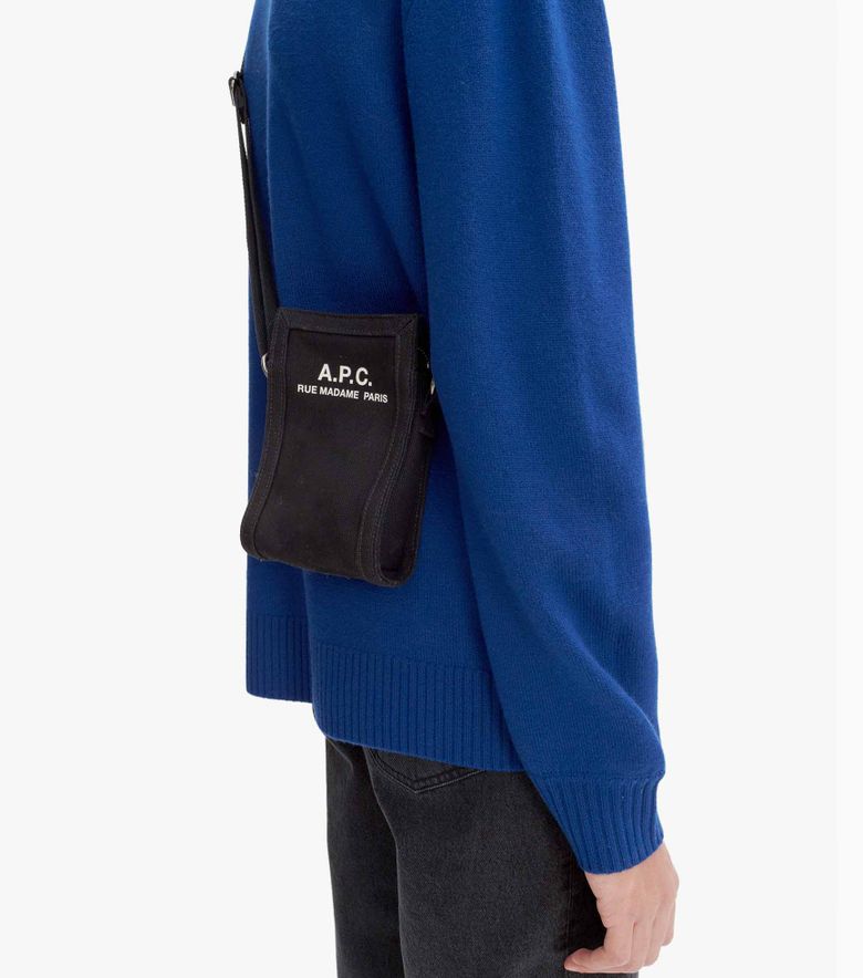 A.P.C. Crossbody Pouch Recuperation Noir