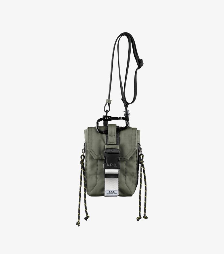 A.P.C. Crossbody Pouch Trek Kaki Foncé