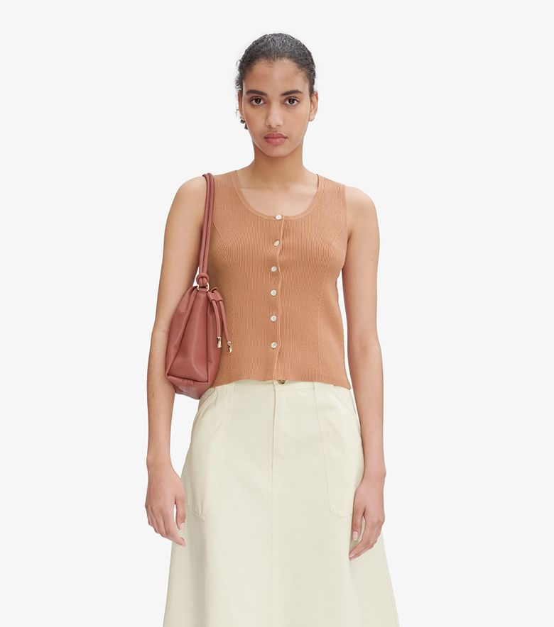 A.P.C. Débardeur Ambre Beige rosé