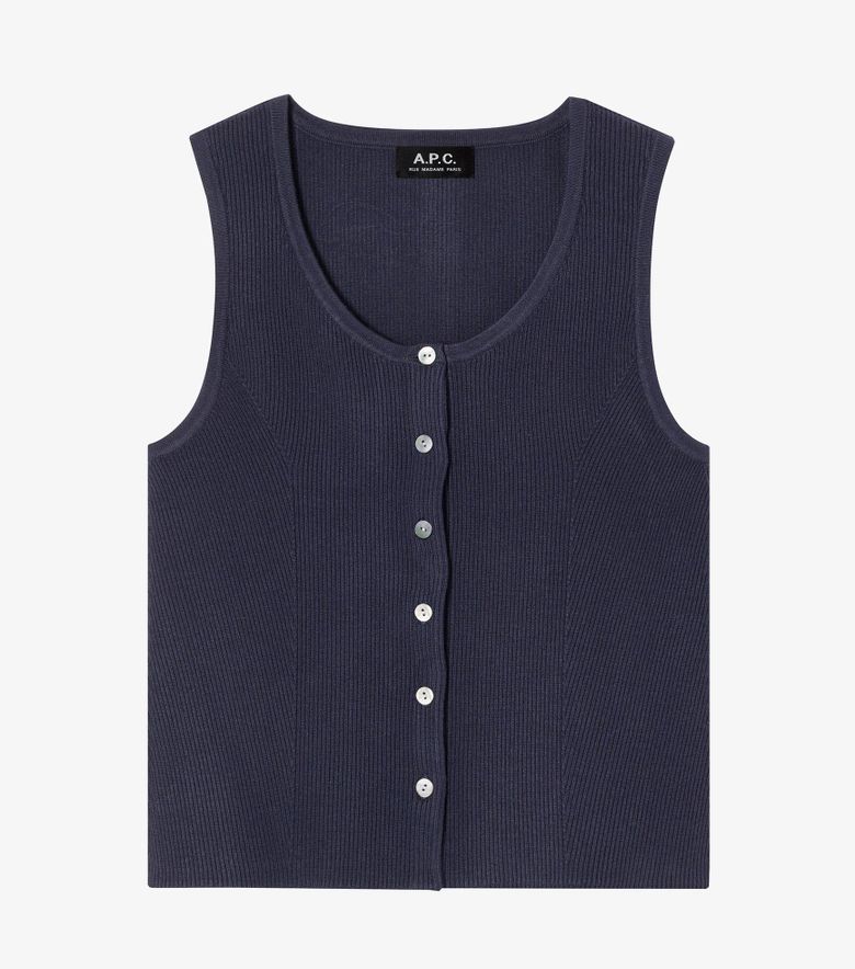 A.P.C. Débardeur Ambre Dark Navy