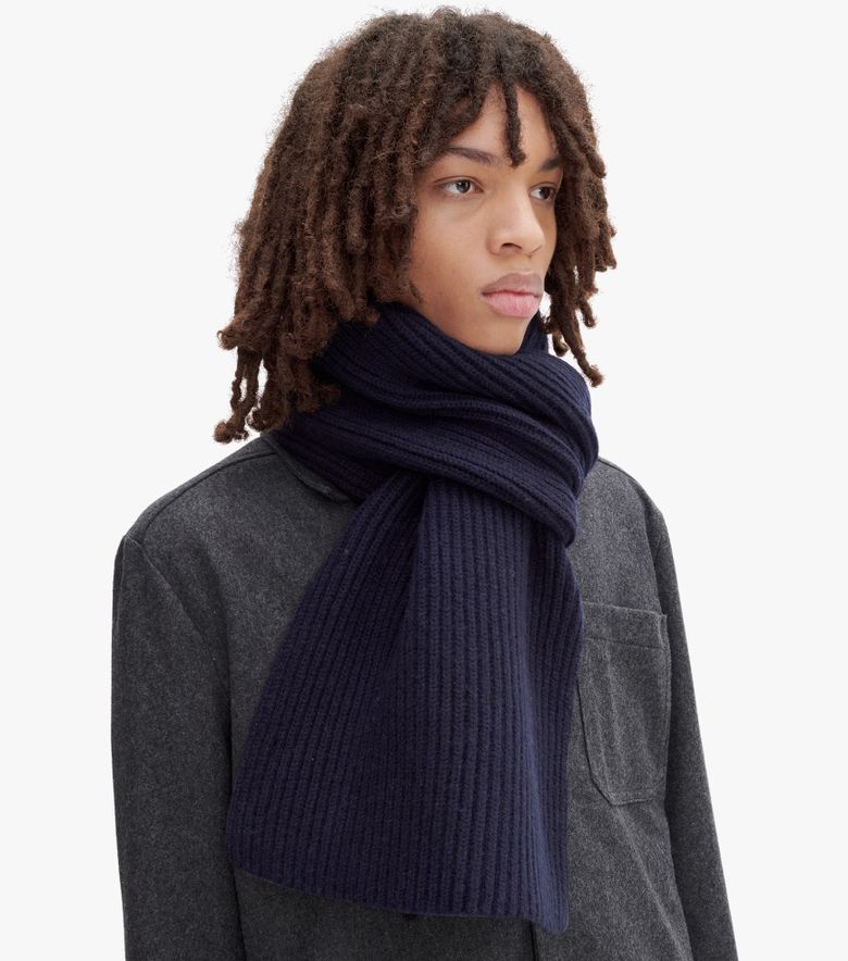 A.P.C. Echarpe Camille Unisexe Dark navy