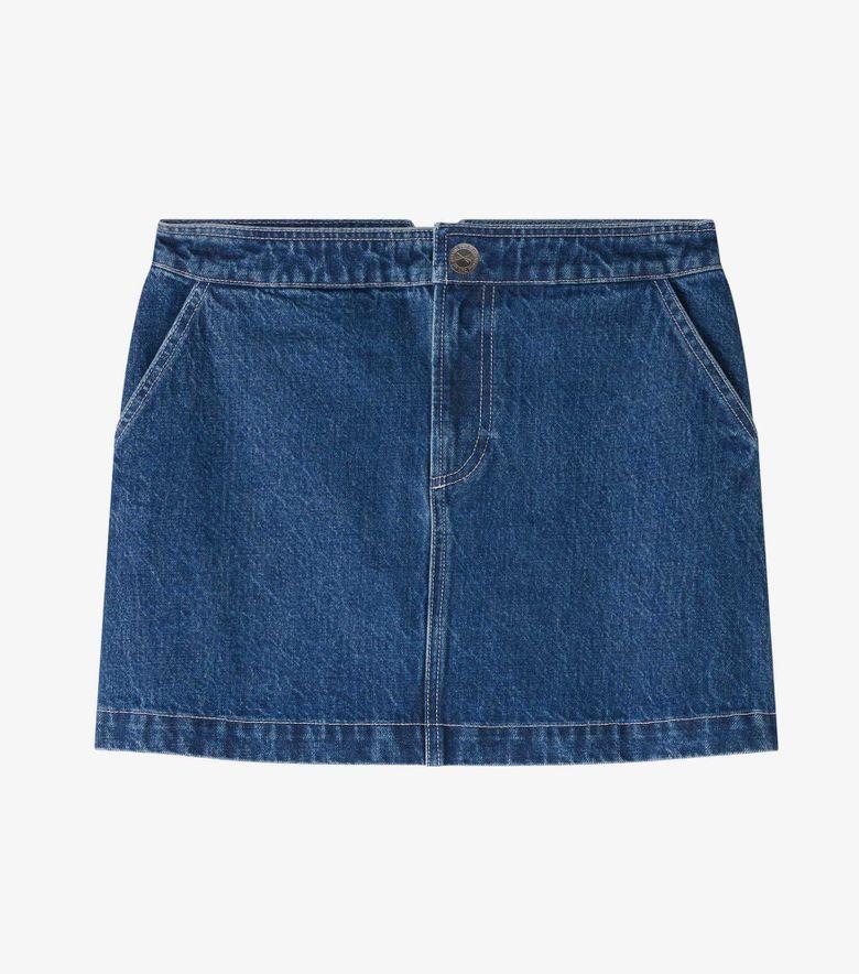 A.P.C. Jupe Christie Indigo Délavé