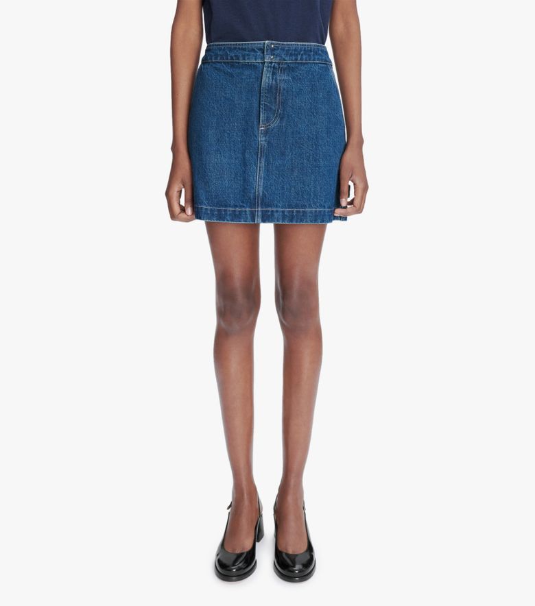 A.P.C. Jupe Christie Indigo Délavé