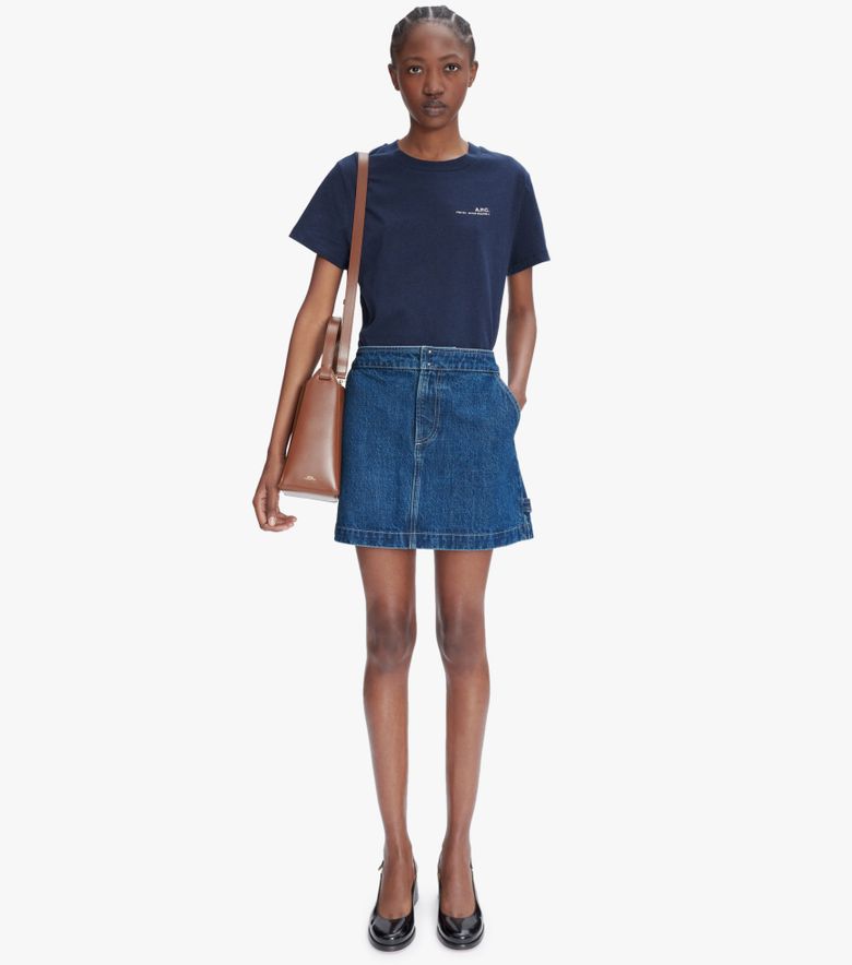 A.P.C. Jupe Christie Indigo délavé