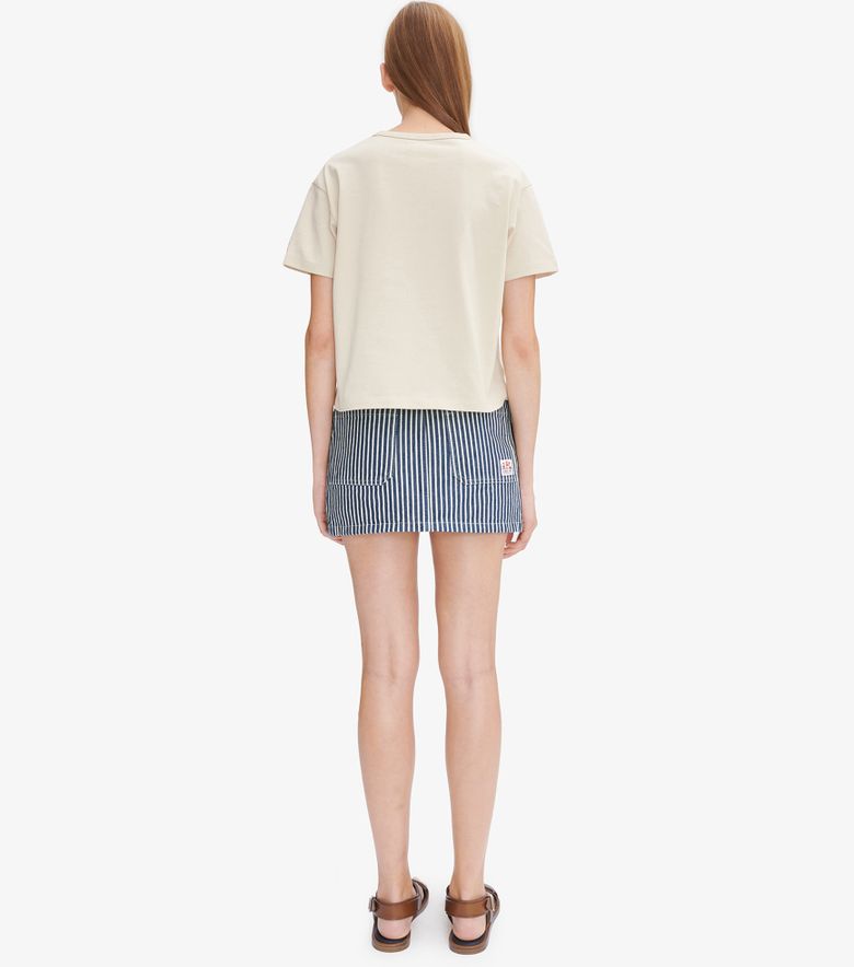 A.P.C. Jupe Elga Bleu/blanc