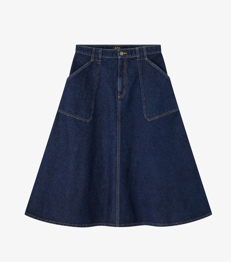 A.P.C. Jupe Laurie Indigo Délavé