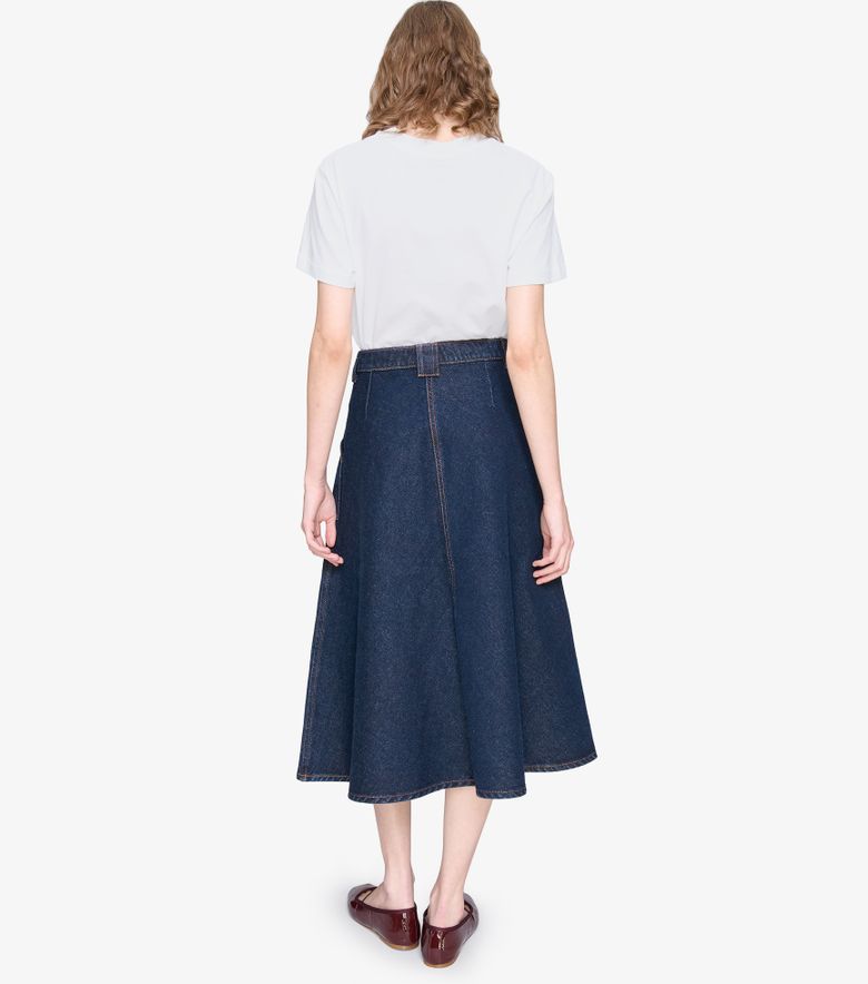 A.P.C. Jupe Laurie Indigo Délavé