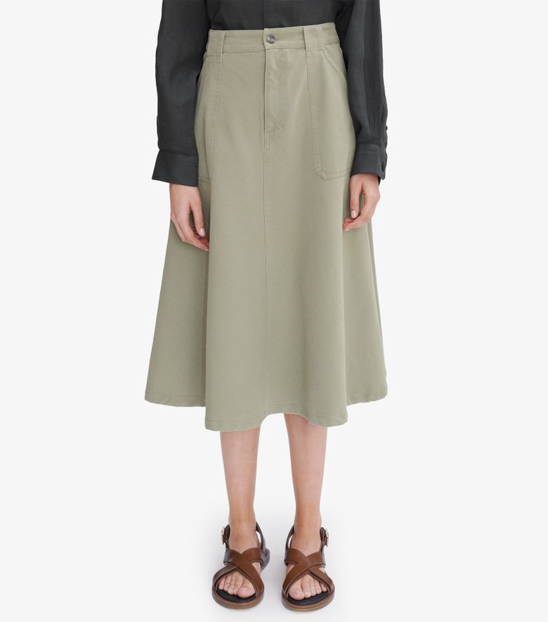 A.P.C. Jupe Laurie Vert Grisé