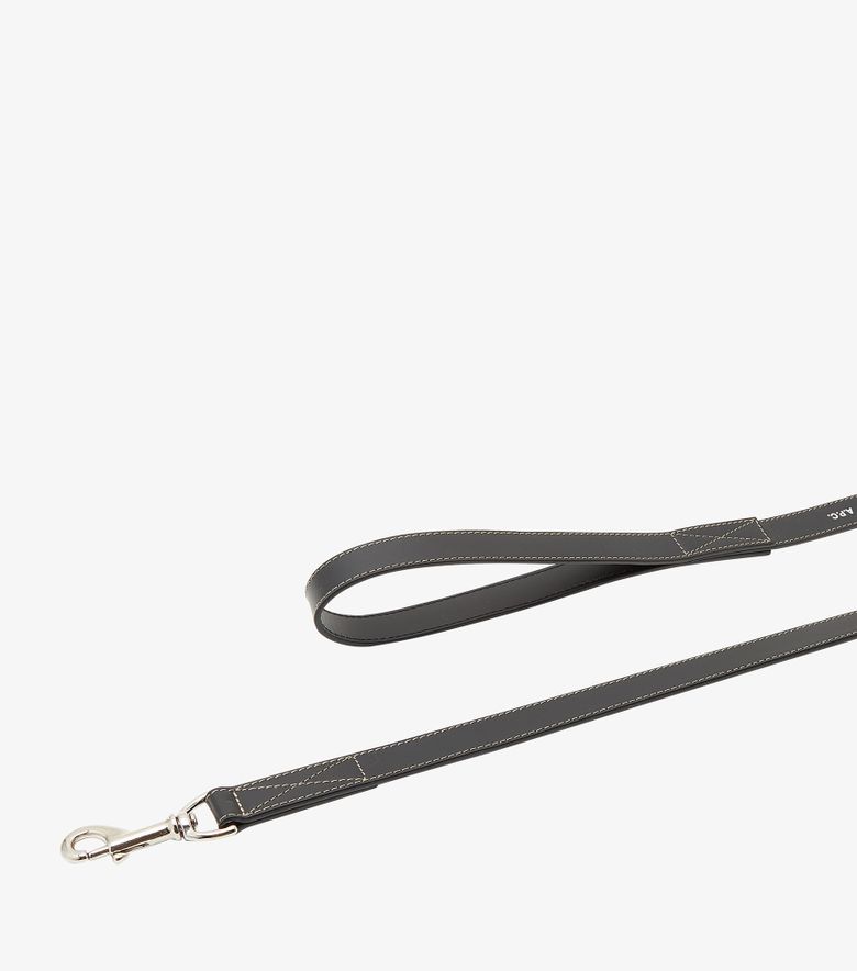 A.P.C. Laisse Cuir Toutou Noir