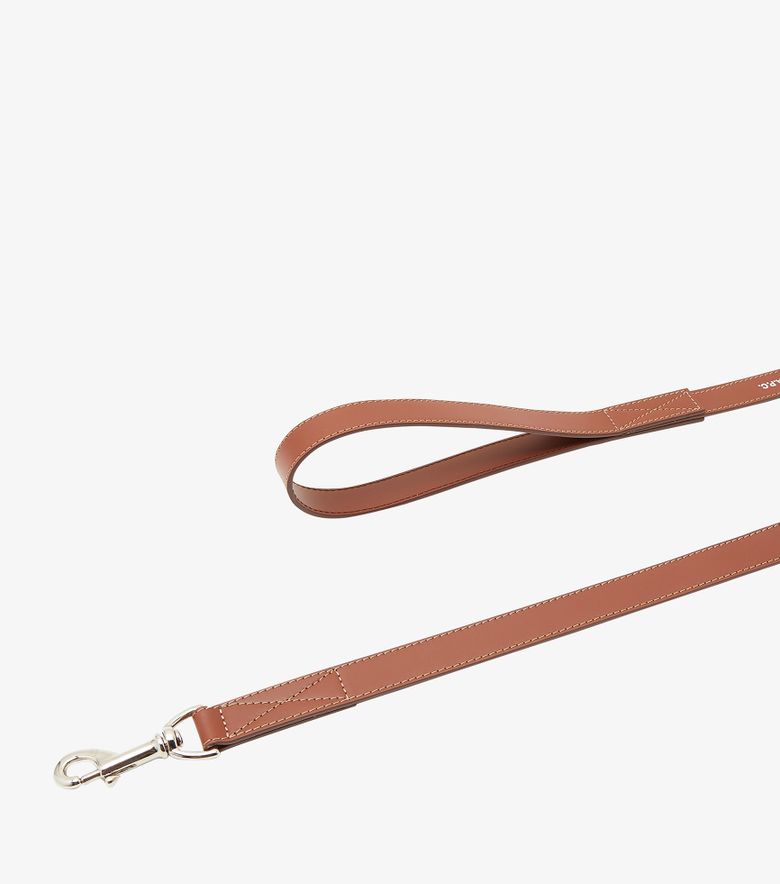A.P.C. Laisse Cuir Toutou Noisette