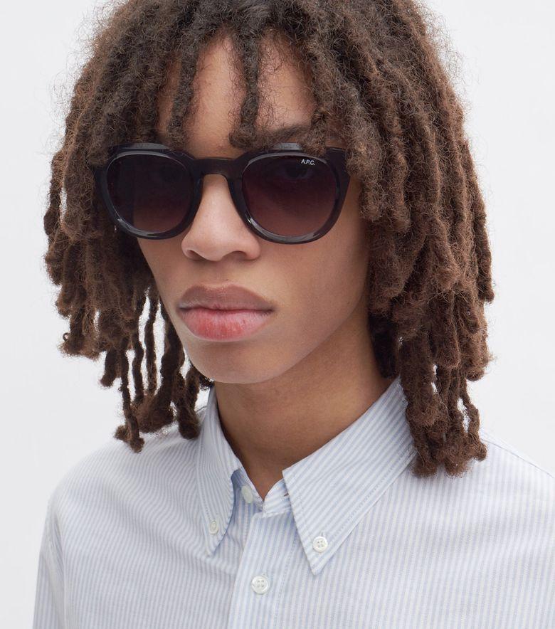 A.P.C. Lunettes de soleil Lou Unisexe Anthracite