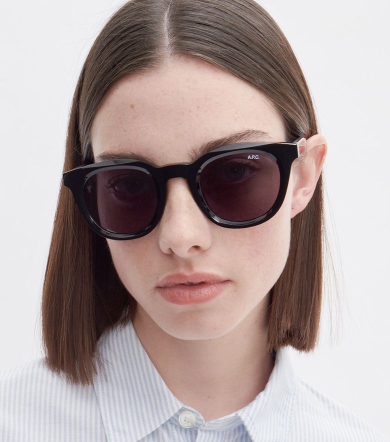 A.P.C. Lunettes de soleil Lou Unisexe Noir