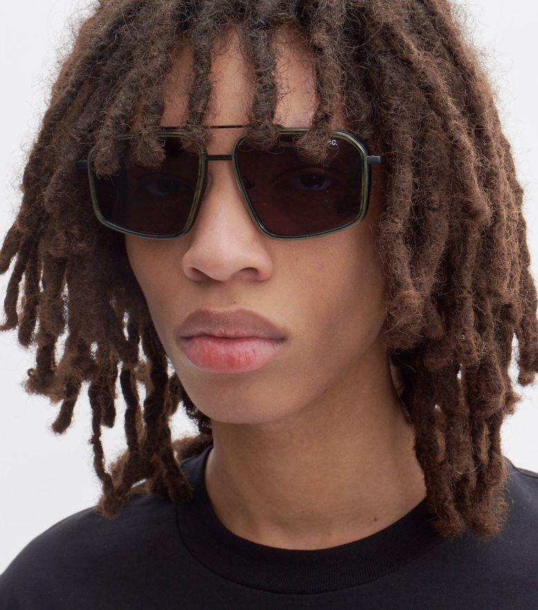 A.P.C. Lunettes de soleil Moe Unisexe Kaki