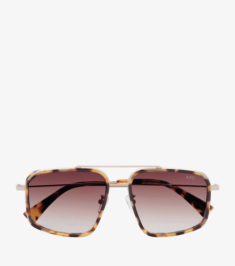 A.P.C. Lunettes De Soleil Moe Unisexe Noisette