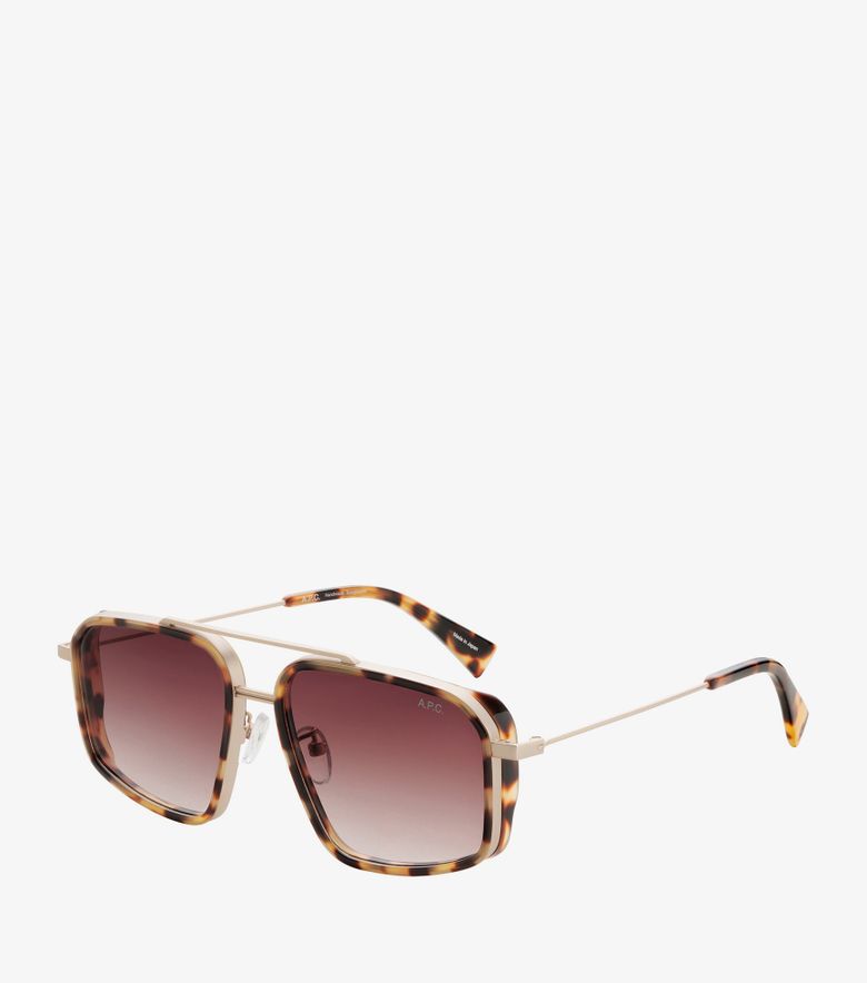 A.P.C. Lunettes De Soleil Moe Unisexe Noisette