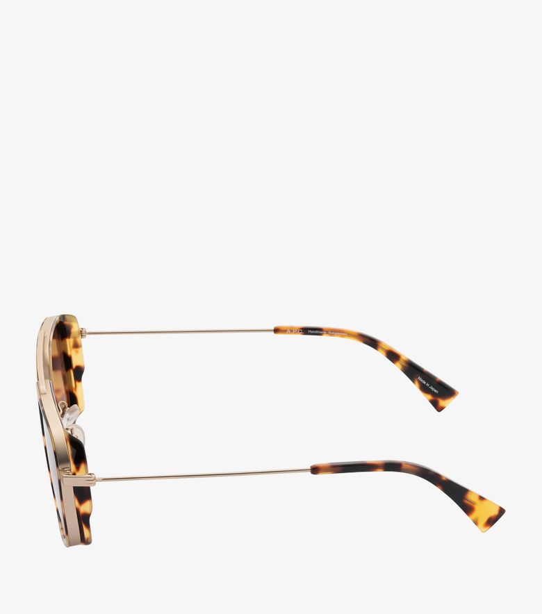 A.P.C. Lunettes De Soleil Moe Unisexe Noisette