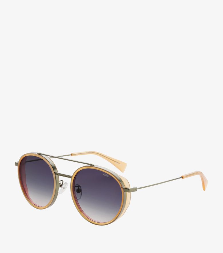 A.P.C. Lunettes De Soleil Nico Unisexe Milky Yellow