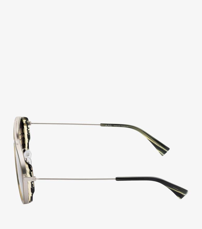 A.P.C. Lunettes De Soleil Sterling Unisexe Kaki