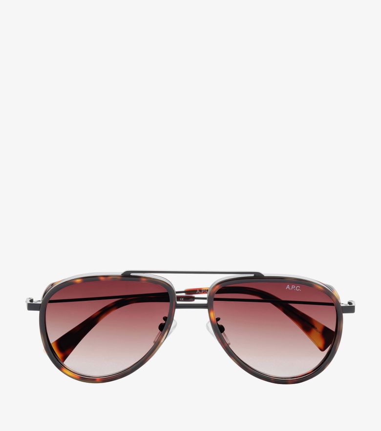 A.P.C. Lunettes De Soleil Sterling Unisexe Marron