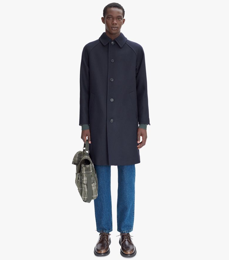 A.P.C. Manteau Gaston Dark Navy