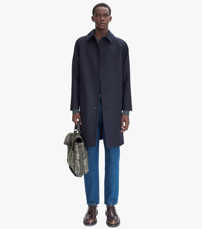 A.P.C. Manteau Gaston Dark navy