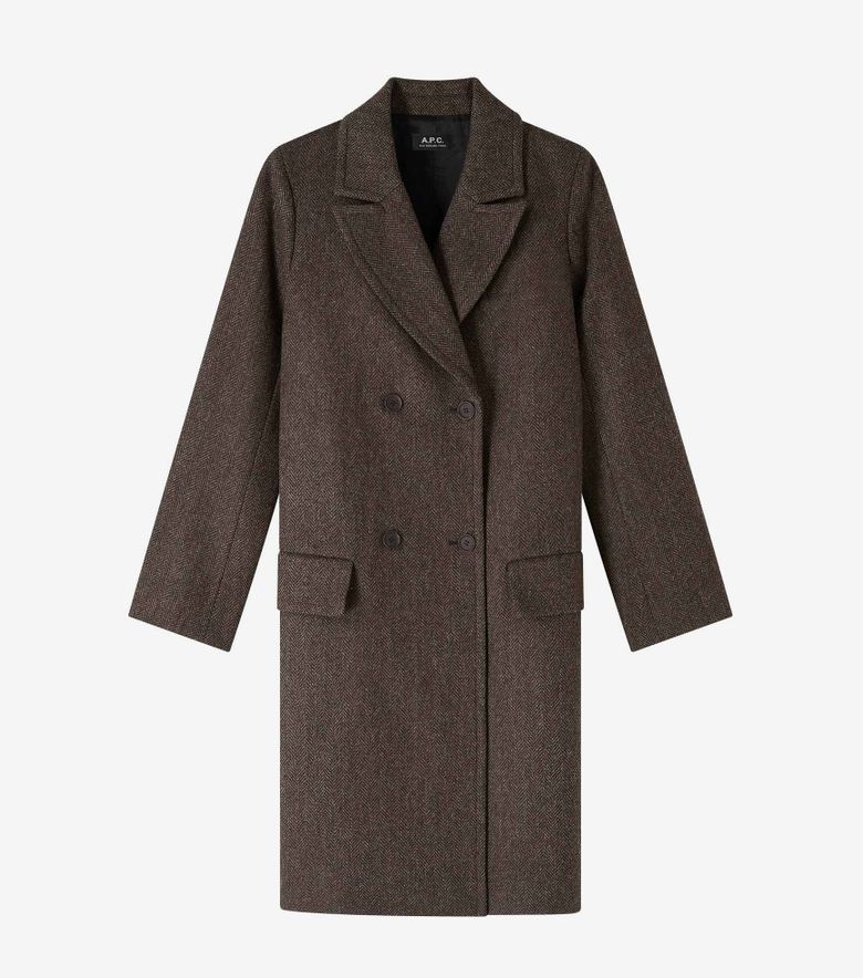A.P.C. Manteau Ginny Marron