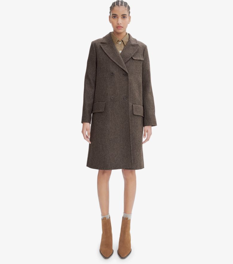 A.P.C. Manteau Ginny Marron