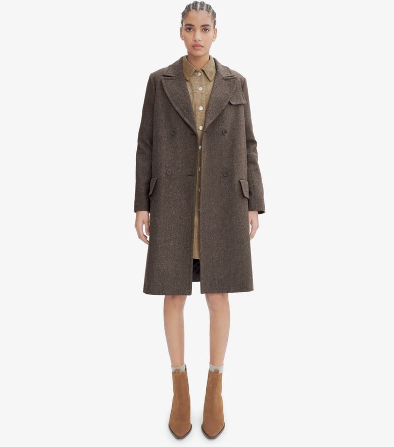 A.P.C. Manteau Ginny Marron