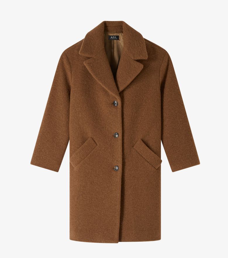 A.P.C. Manteau Ninon Marron Glacé