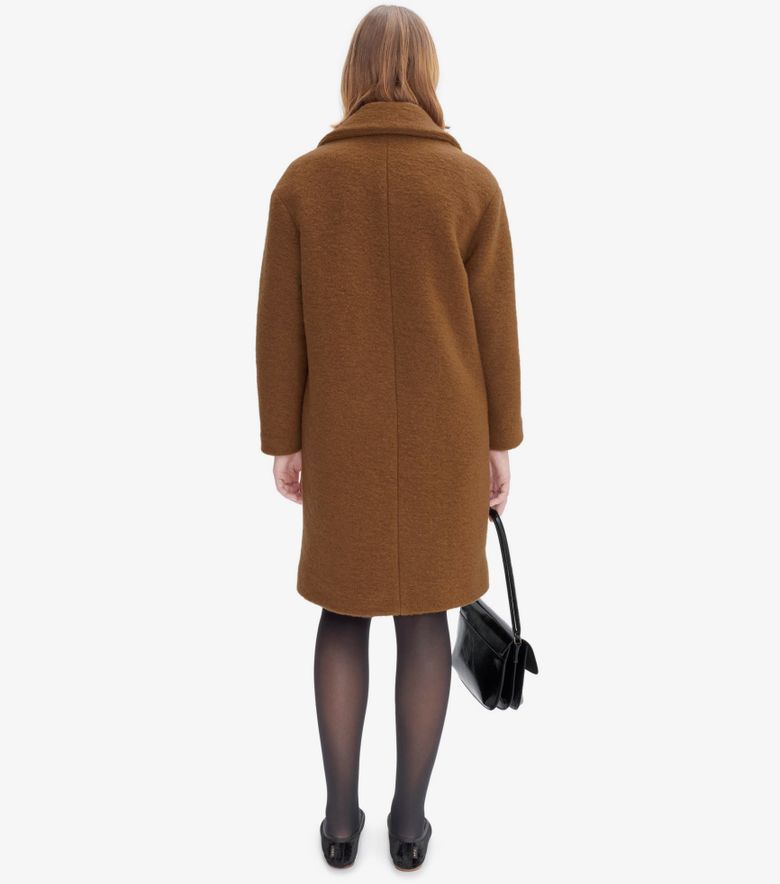 A.P.C. Manteau Ninon Marron Glacé