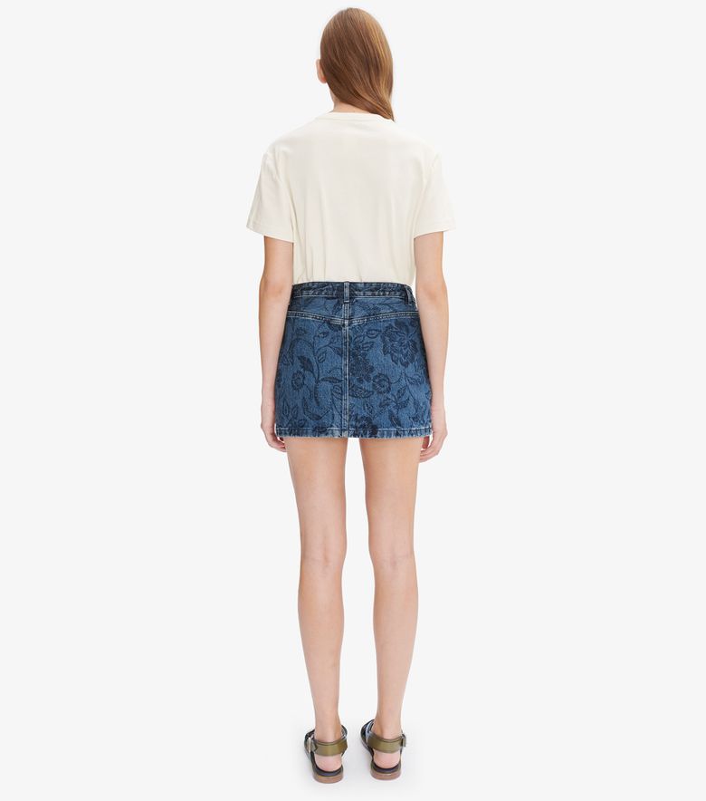 A.P.C. Mini Jupe Indigo Délavé