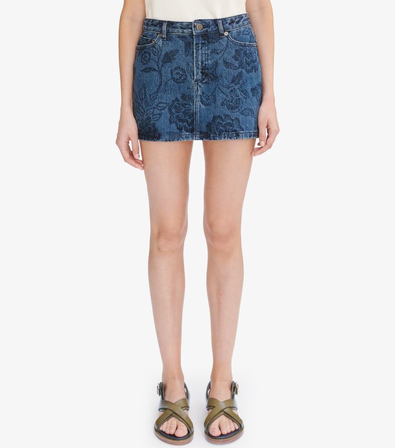 A.P.C. Mini Jupe Indigo Délavé