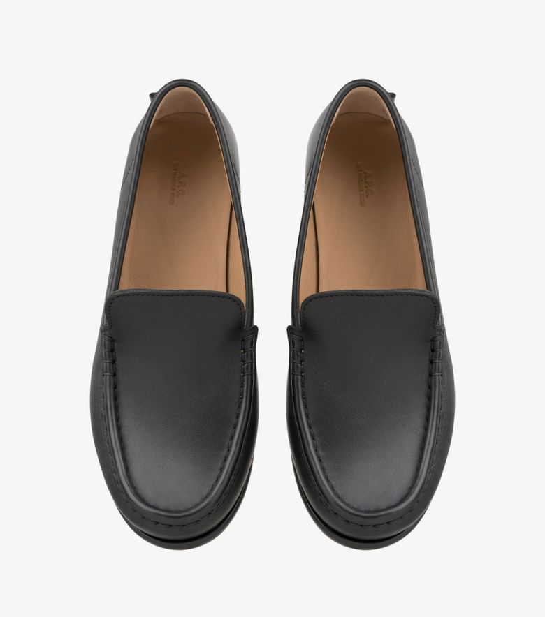 A.P.C. Mocassin Swan Noir