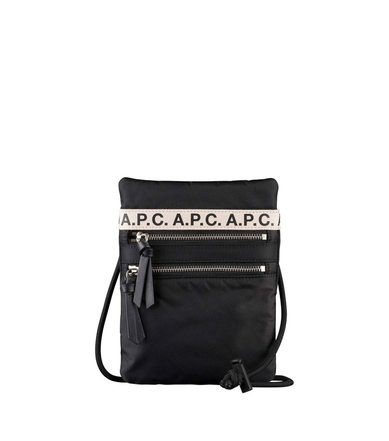 A.P.C. Neck Pouch Repeat Noir