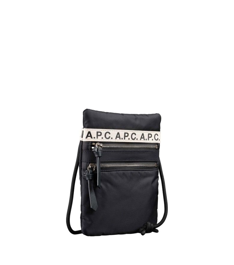 A.P.C. Neck Pouch Repeat Noir