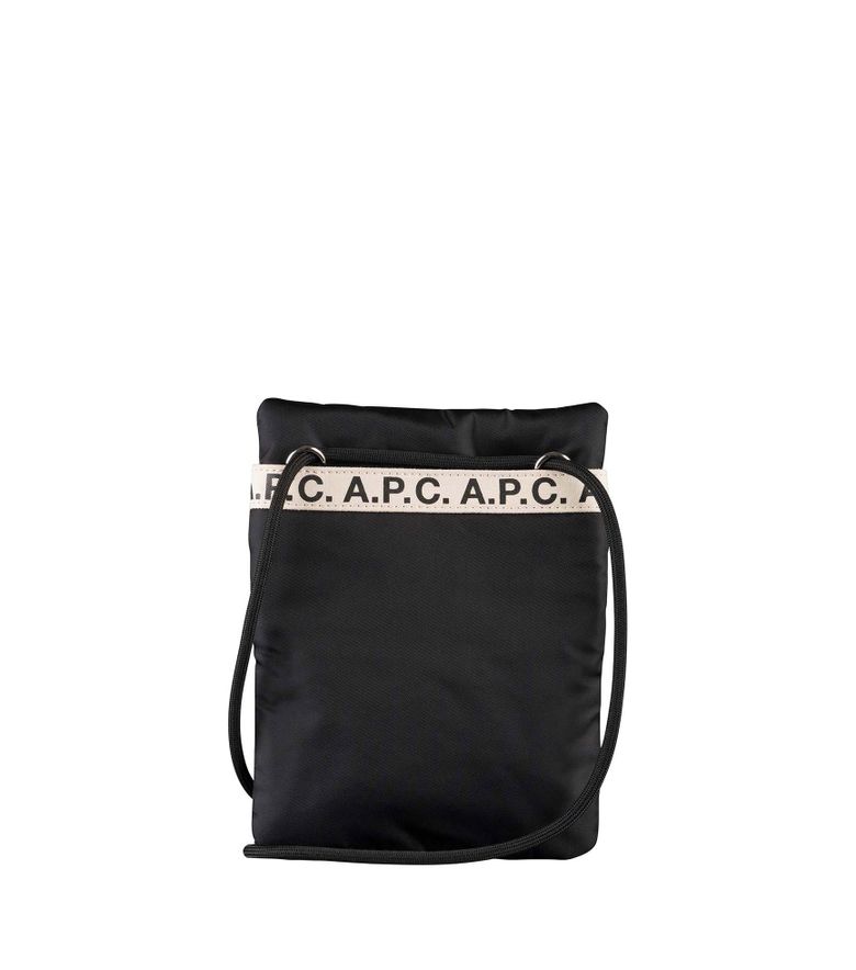 A.P.C. Neck Pouch Repeat Noir