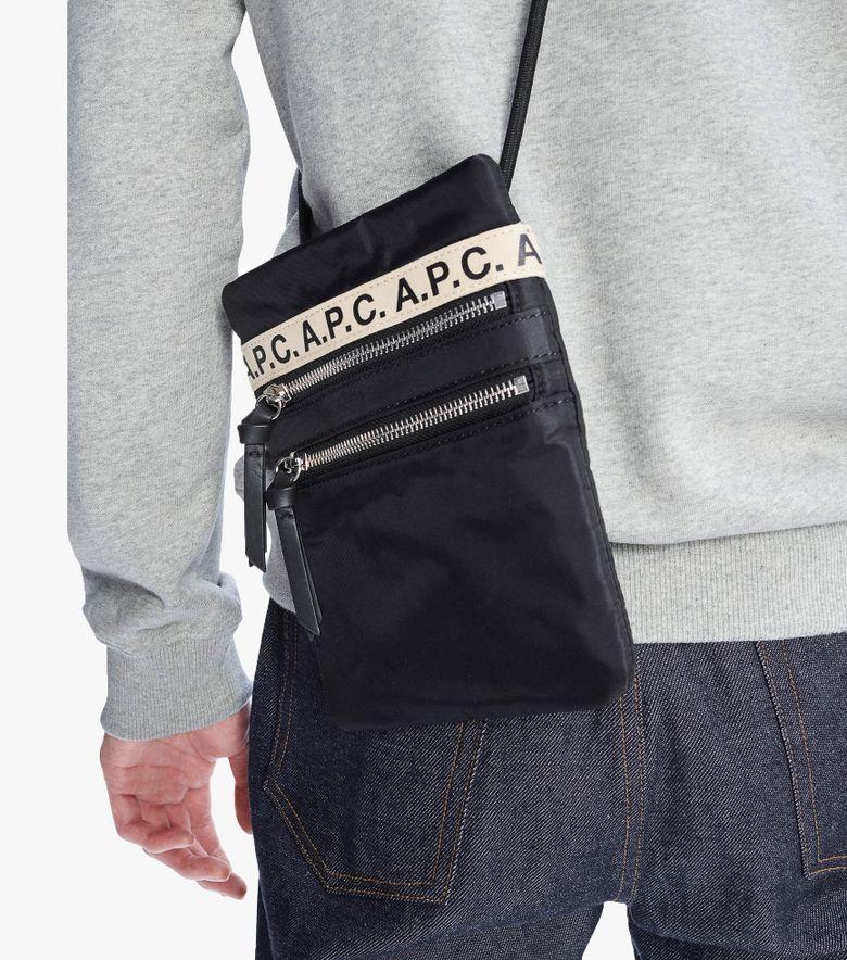 A.P.C. Neck Pouch Repeat Noir