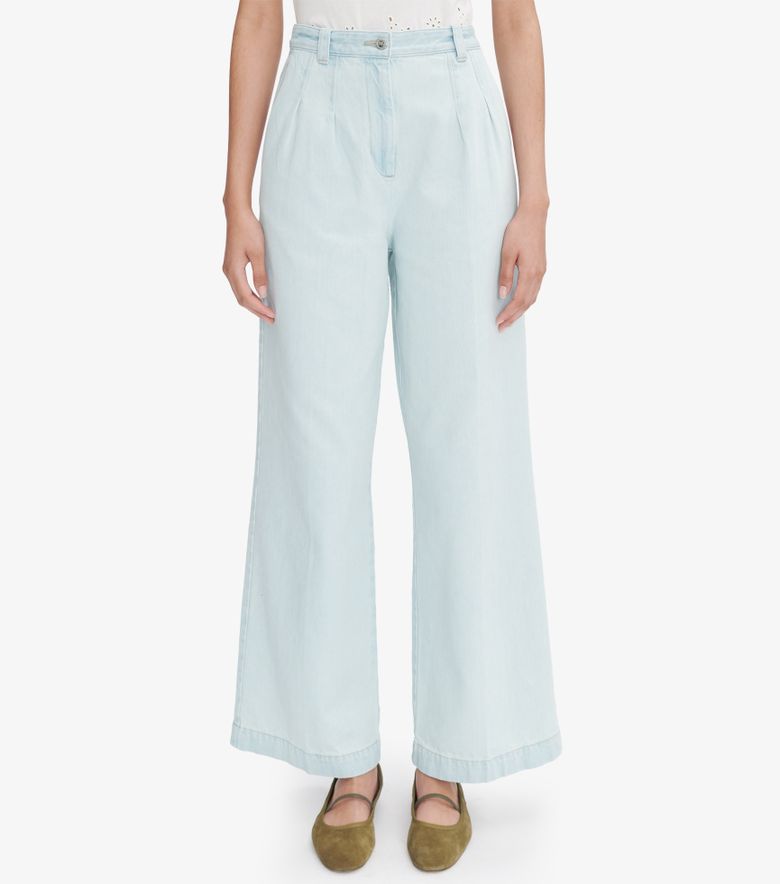 A.P.C. Pantalon Tressie Indigo Délavé