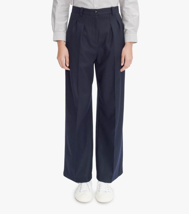 A.P.C. Pantalon Tressie Marine Chiné
