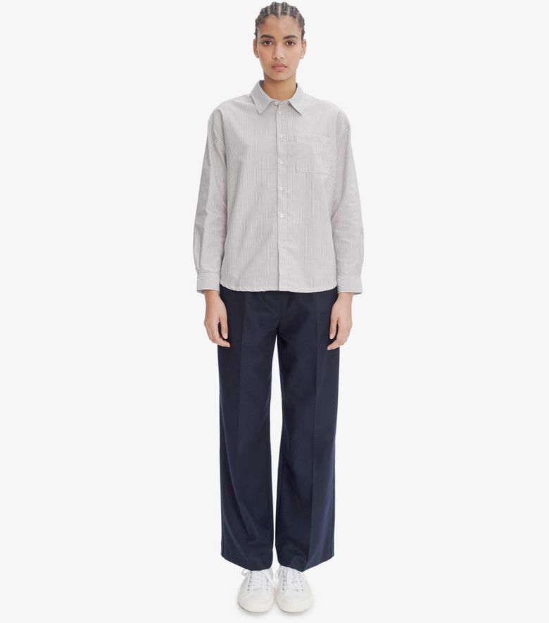 A.P.C. Pantalon Tressie Marine chiné