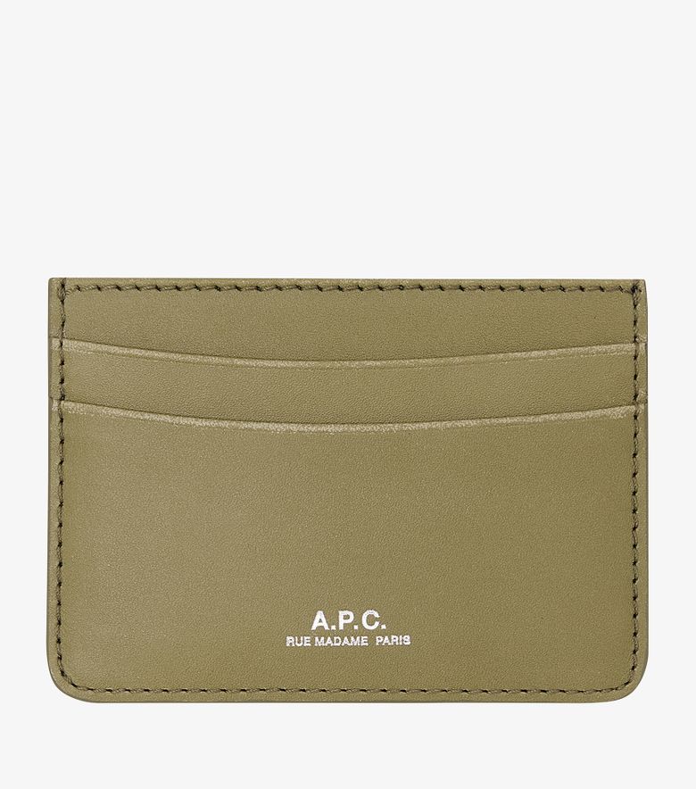 A.P.C. Porte-Cartes André Vert Argile