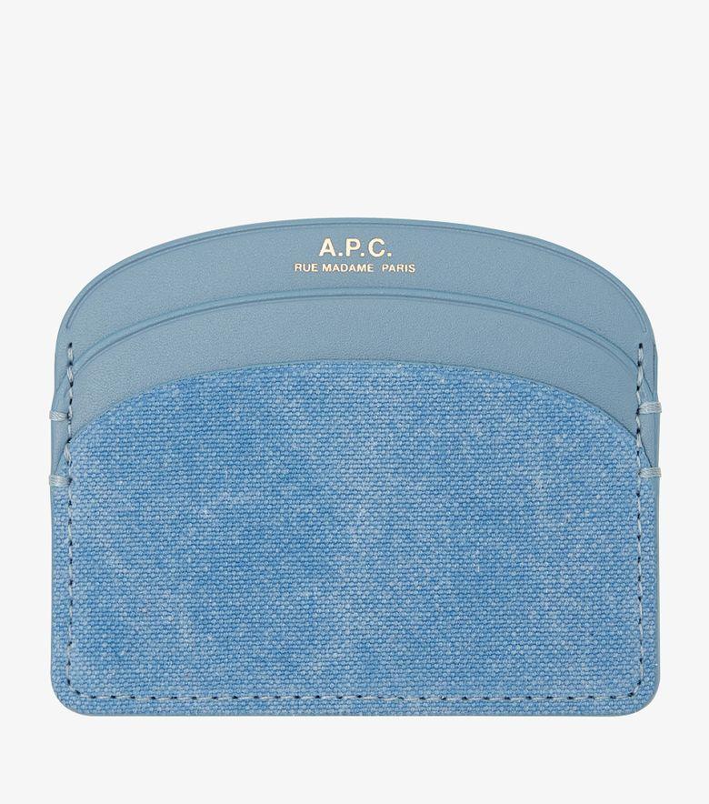 A.P.C. Porte-Cartes Demi-Lune Bleu Navire