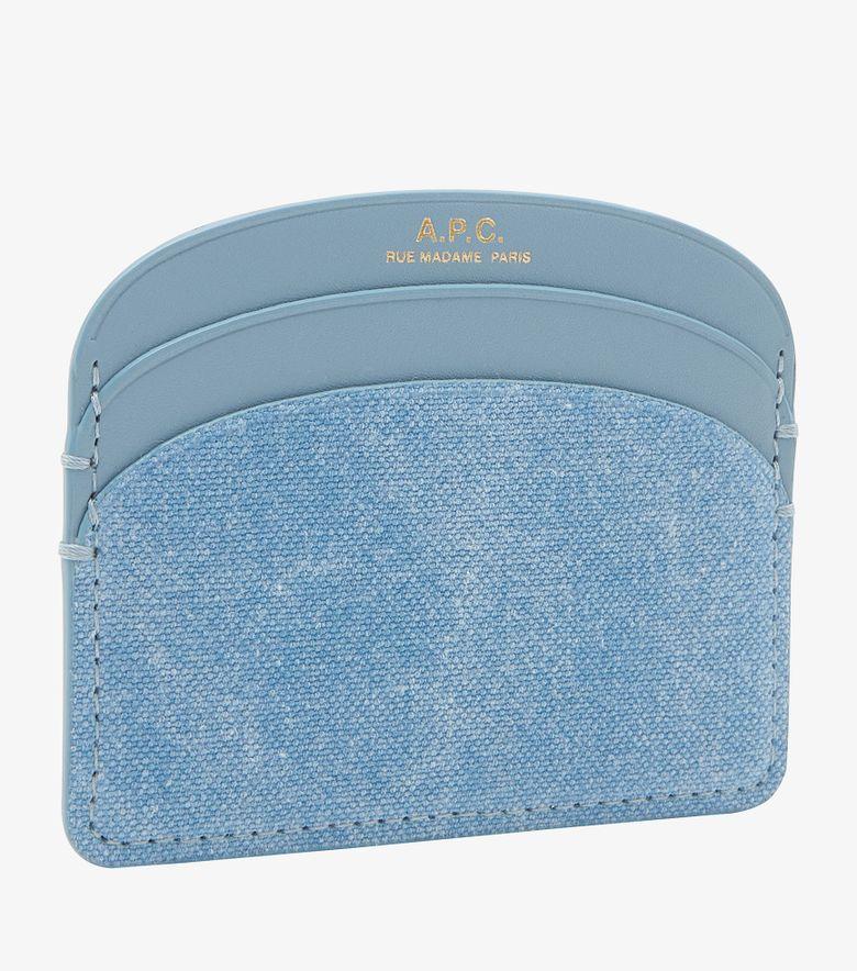 A.P.C. Porte-Cartes Demi-Lune Bleu Navire