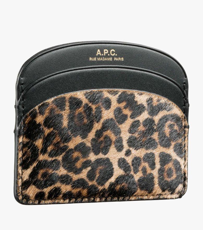 A.P.C. Porte-Cartes Demi-Lune Noir
