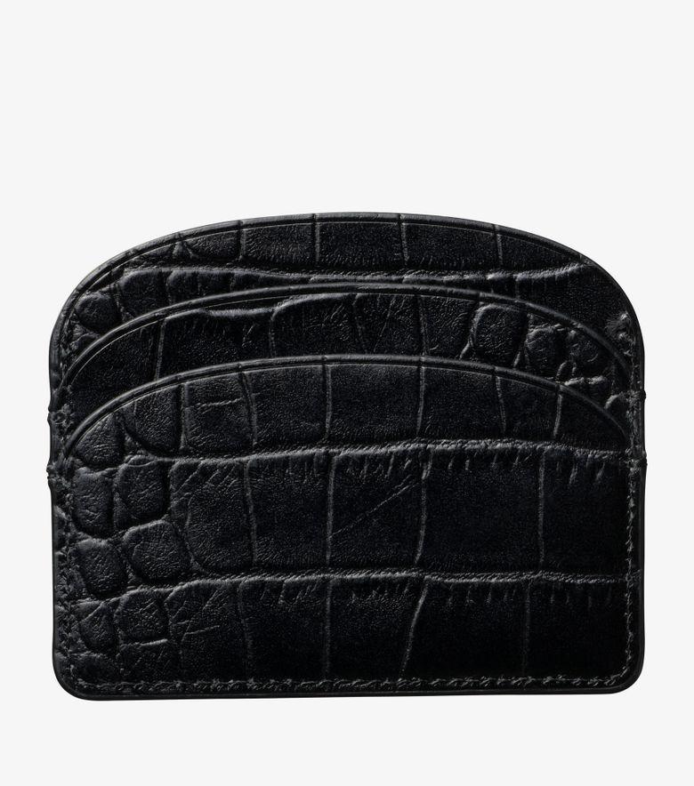 A.P.C. Porte-Cartes Demi-Lune Noir