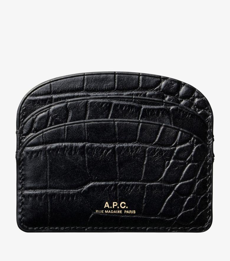 A.P.C. Porte-Cartes Demi-Lune Noir
