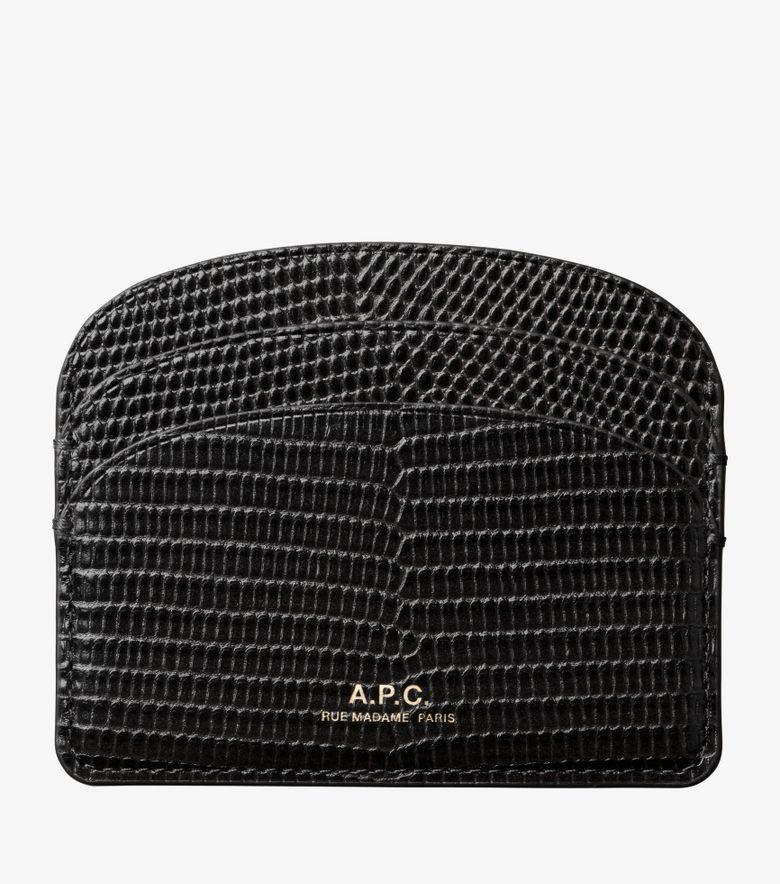 A.P.C. Porte-Cartes Demi-Lune Noir