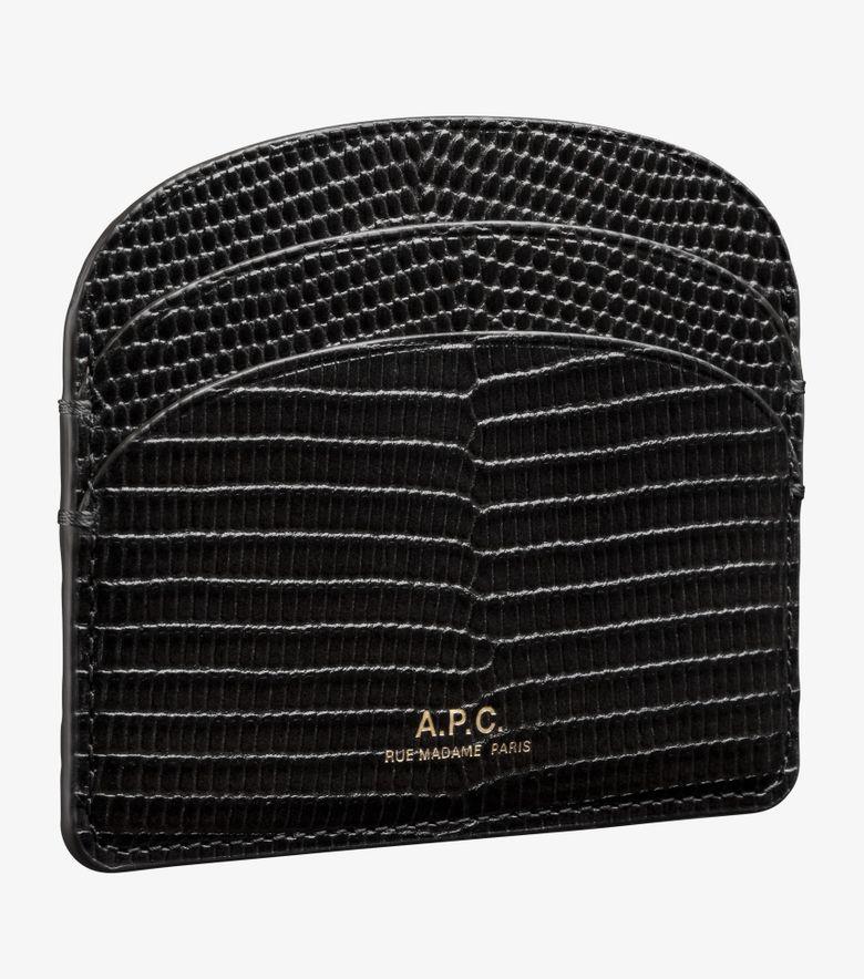 A.P.C. Porte-Cartes Demi-Lune Noir